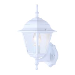 (1) Lamp A 100 Watt White Outdoor Lantern
