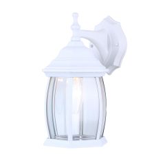 (1) Lamp A 100 Watt White Outdoor Lantern