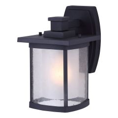 Davie 10" Outdoor Wall Light-Black