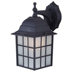 (1) Lamp A 100 Watt Black Outdoor Light