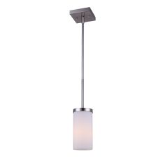 River 4" Brushed Nickel Pendant