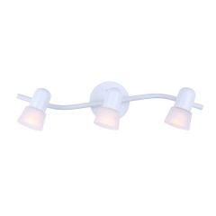 Omni 3-Light White Track Fixture