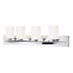 Hampton 4-Light Chrome Vanity Fixture