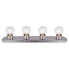 Bathroom Strip 24" 4-Light Brushed Pewter