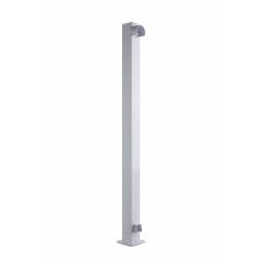 42" White End Post