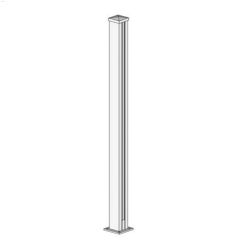 42\" White Scenic Line Post