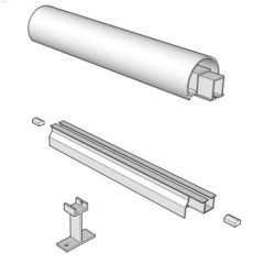 8' LS Copper Top & Bottom Rail