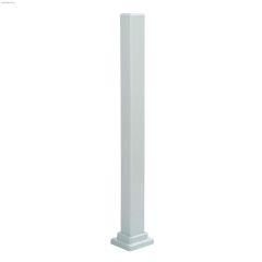 3\" x 3\" x 40-1\/2\" White Stair Post