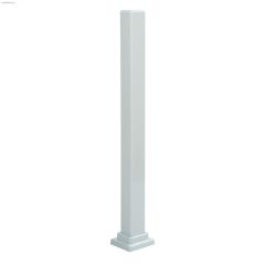 3\" x 3\" x 43-1\/2\" White Square Mounting Post