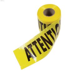 300' x 3\" Yellow Flagging Tape - CAUTION
