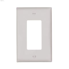 White Polycarbonate (1) Decorator Wallplate