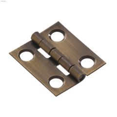 1\" x 1\" Bright Brass Solid Brass Broad Hinge-2\/Pack