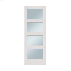 32\" x 80\" Pinewood Glazed Primed Door
