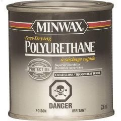 236 mL Gloss Clear Fast Drying Polyurethane Wood Stain