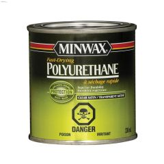 236 mL Satin Clear Fast Drying Polyurethane Wood Stain