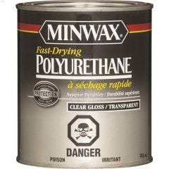 946 mL Gloss Clear Fast Drying Polyurethane Wood Stain