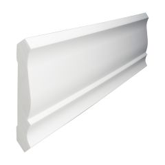 PlyGem 9\/16\" x 3-5\/8\" x 16' White Moulding Crown