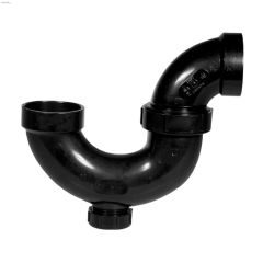 1-1\/4\" Hub ABS P-Trap With Cleanout