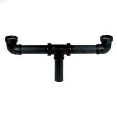 1-1\/2\" ABS Continuous Waste Centre Outlet