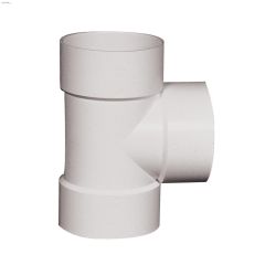 4\" Hub PVC Sewer Straight Tee