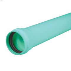 4\" x 13' Green PVC Sewer Pipe Gasket