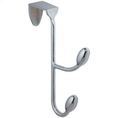 5.2\" Chrome Double Orbinni Over The Door Hook