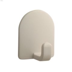 1-1\/4\" White Adhesive Casa Small Hook