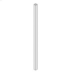41\" x 1-1\/4\" x 1-1\/4\" Maple Square Baluster