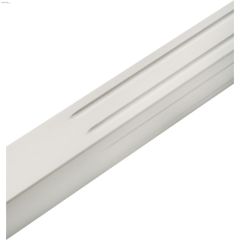 40\" White Lacquered Primed Square Fluted Baluster