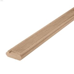 6' x 3\/4\" x 2-1\/4\" Solid Oak Shoe Rail With Fillet