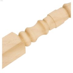 32\" x 1-1\/4\" x 1-1\/4\" Birch Square Top Turned Baluster
