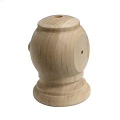 4' x 2-7\/8\" x 2-7\/8\" Maple Handrail Bracket Kit