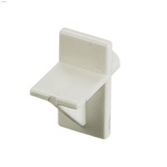 17\/32\" x 1\/2\" Shelf Rest Clear Plastic Shelf Support-12\/Pack