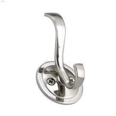 1-13\/32\" Brushed Nickel Single Classic Hook