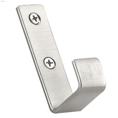 1-15\/32\" Brushed Nickel Single Utility Hook