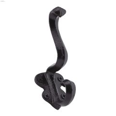 2-3\/4\" Matte Black Single Classic Hook