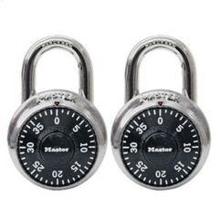 1-7\/8\" Metal Body Combination Dial Padlock