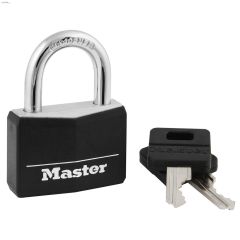 1-9\/16\" Black Vinyl Body Padlock