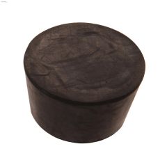 #4 x 1\" x 25\/32\" x 1\" Neoprene Black Stopper-1\/Pack