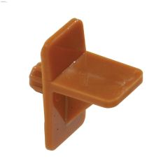 1\/4\" Tan Plastic Square Shelf Pin