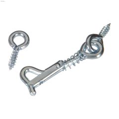 2\" Zinc Plated Safety Hook & Eye