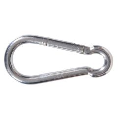 7/16" Opening Zinc Plated Spring Snap Link