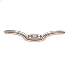 #6 Hole x 2-1\/2\" Satin Nickel Rope Cleat-2\/Pack