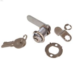 1\/4\" Chrome Keyed Door\/Drawer Utility Lock