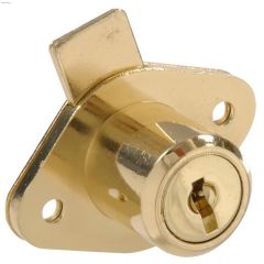 Brass Plated Keyed Alike Drawer Lock