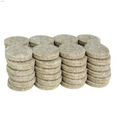 Felt Gard\u00ae 1\" Beige Round Self-Adhesive Felt Pad Bonus Pack