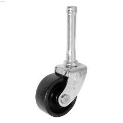 1-1\/4\" White Light Duty Swivel Plate Caster