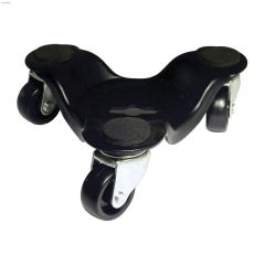 Black Polyolefin Wheels Steel Dolly Tri-Dolly Caster