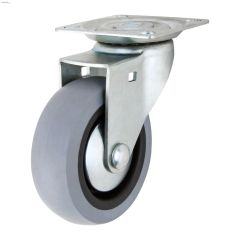 3\" Gray Medium Duty Swivel Wheel Caster
