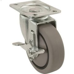 4\" Dia x 5\" Height Swivel Caster With Brake